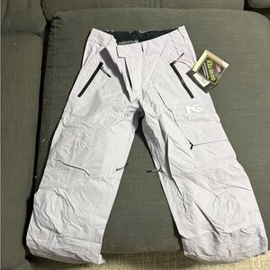 Burton AG Gore-Tex Snow Pants in Light Purple/Gray